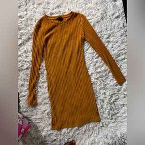 yellow short dress